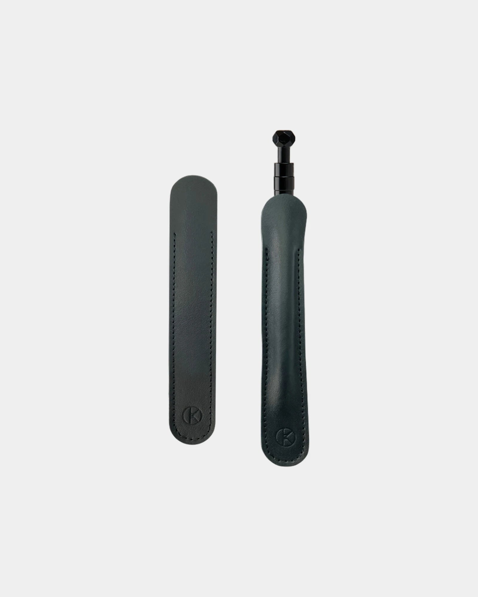 Balpen aluminium drukknop zwart om te personaliseren - 2